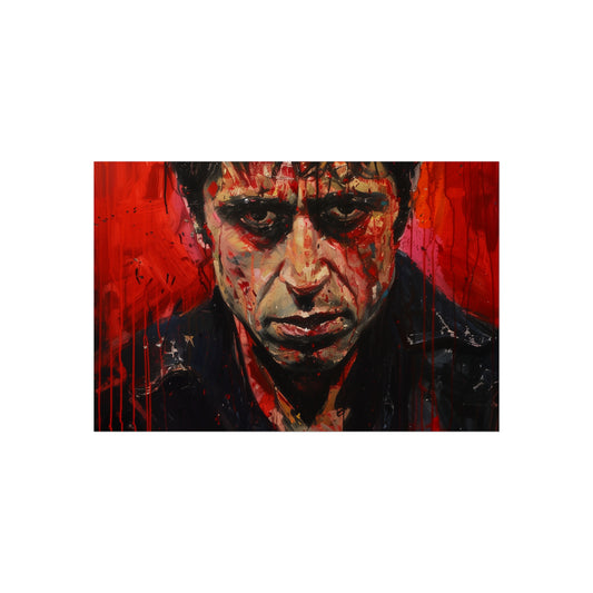 Scarface Painting Poster
