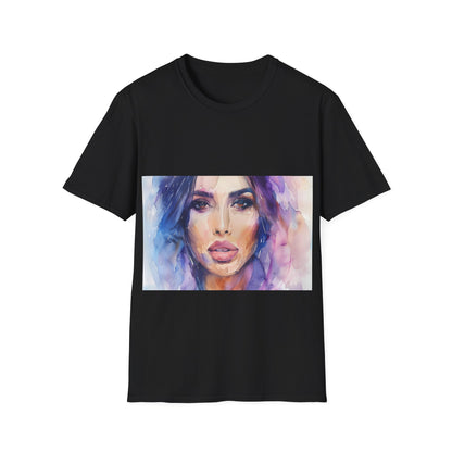 Kim K Watercolor Tee: Glamour Defined