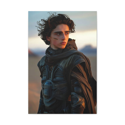 Timothée Chalamet as Paul Atreides: Heir to Arrakis | Canvas | Art & Wall Decor, Canvas, Fall Picks, Hanging Hardware, Home & Living, Indoor, Top Spring Products, Valentine's Day promotion | Prints with Passion