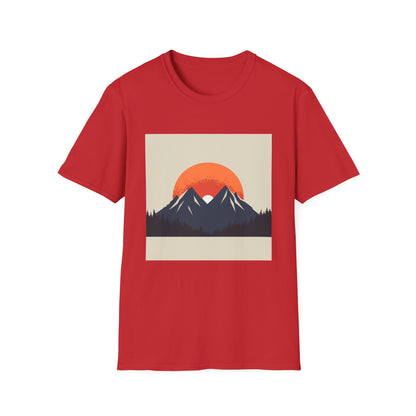 Peaks of Dawn: A Minimalist Sunrise