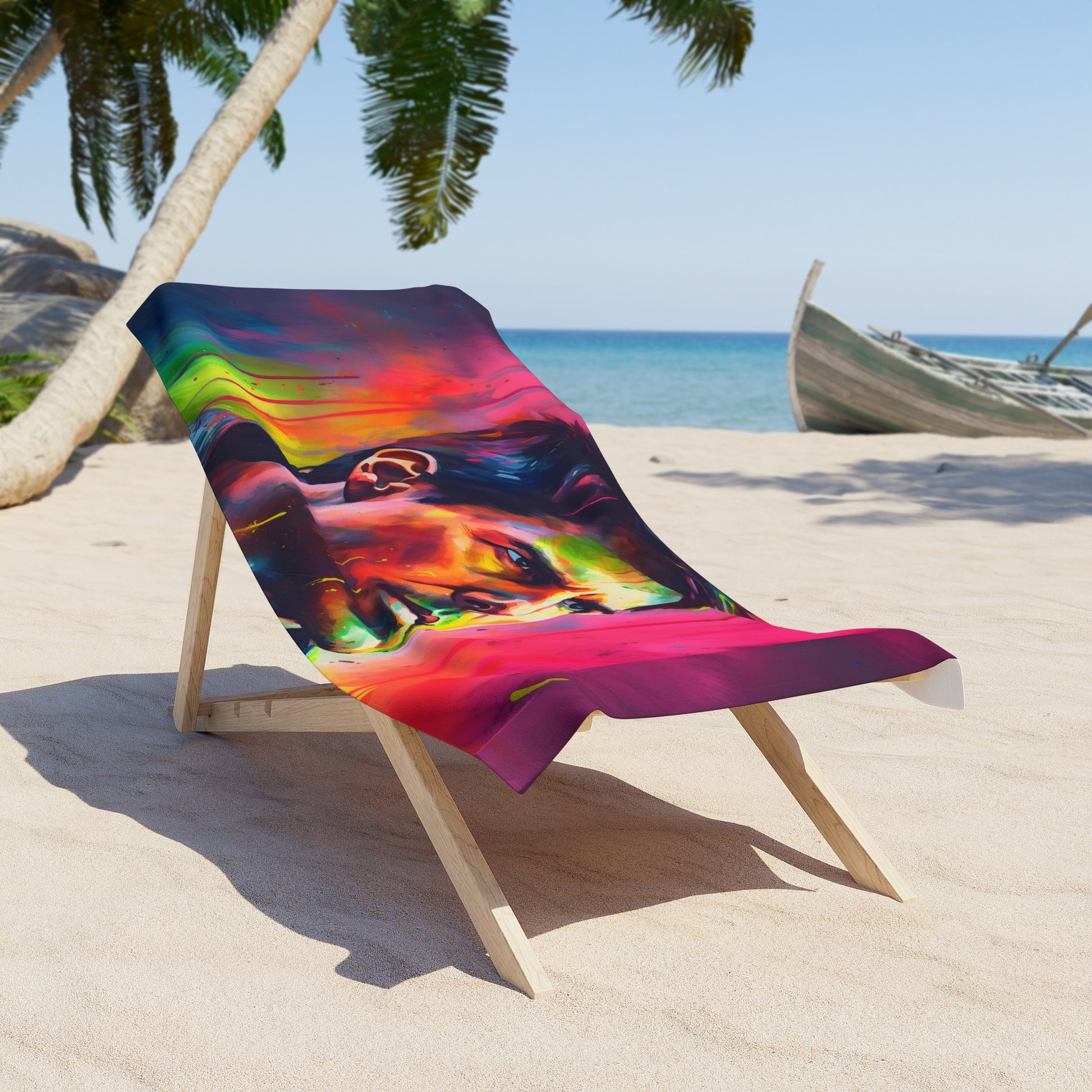 these watercolor beach towels are not only stylish but also practical