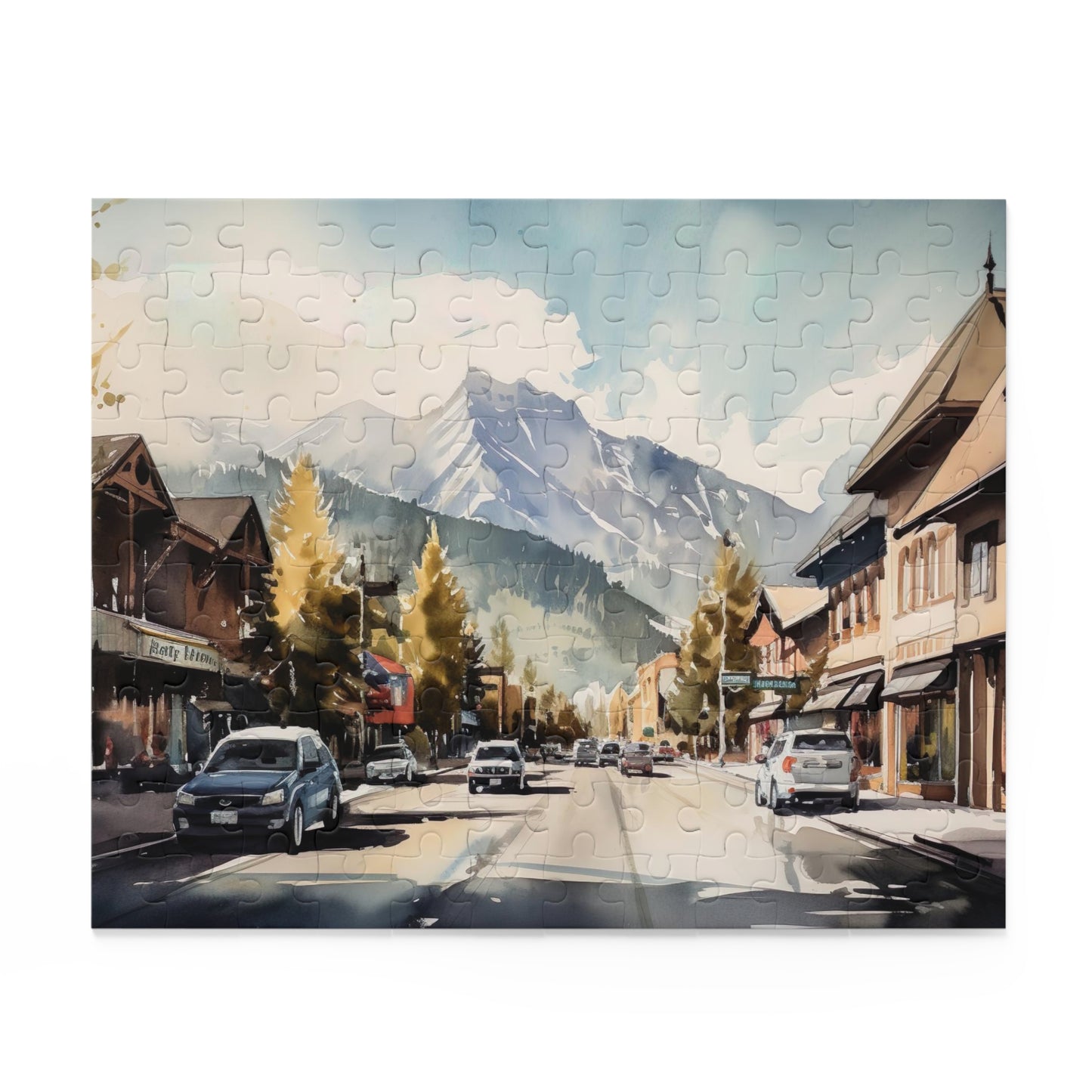 "Banff National Park jigsaw puzzle for a scenic adventure - perfect for nature lovers"