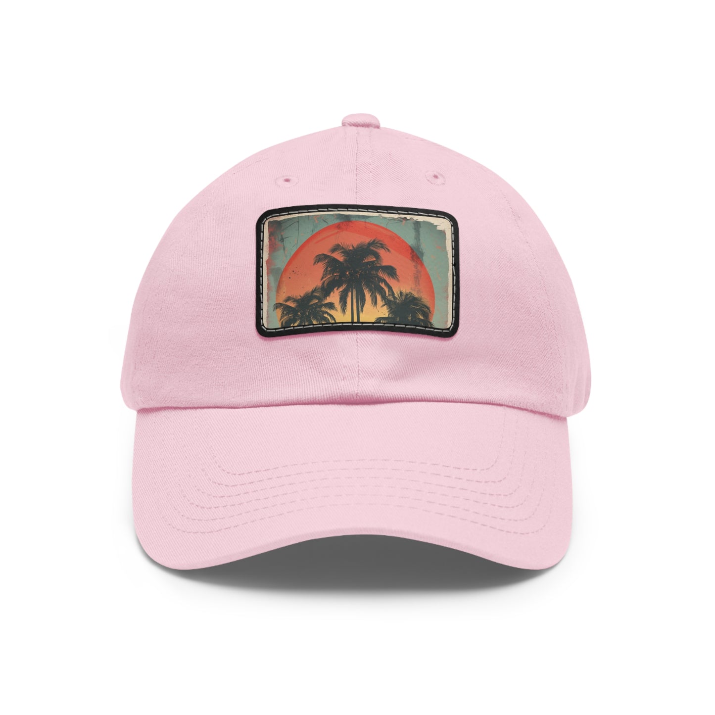 Retro Sunset Palm Cap