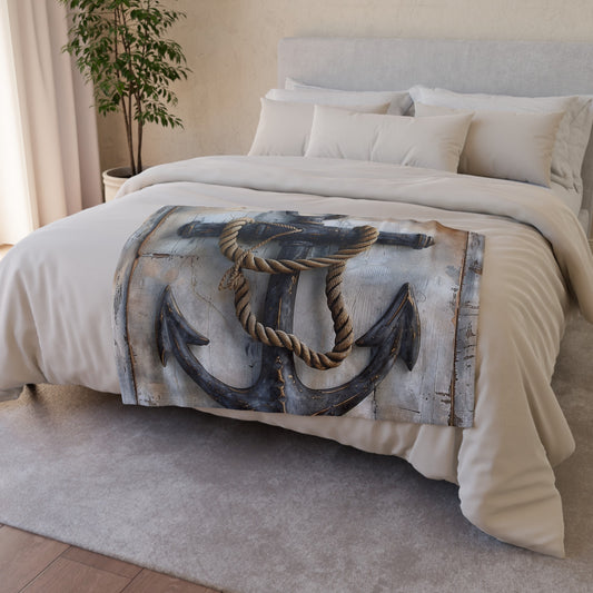 this blanket is a must-have for anyone who appreciates the nautical spirit.
Anchors Aweigh Blanket