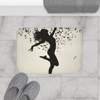 Dancing Notes Bath Mat | Bath Mats | Bath, Bathroom, Home & Living, Indoor, Sublimation | Prints with Passion