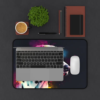 "Add charm to your workspace with our Dalmatian Dream desk mat, durable and stylish accessory"