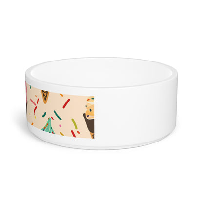 Sprinkle Cone Pet Bowl: Sweet & Stylish Dining