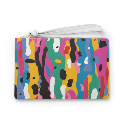 Bold Abstract Clutch Bag | Clutch Bags | Accessories, All Over Print, AOP, Assembled in the USA, Assembled in USA, Bags, Made in the USA, Made in USA, Vegan | Prints with Passion