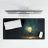 A Single Lightbulb Illuminating a Dark Room Symboli Gaming XXL Extended Desk Mat