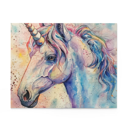 Whimsical Watercolor Unicorn Jigsaw Puzzle - Magical world for unicorn lovers, hours of fun guaranteed