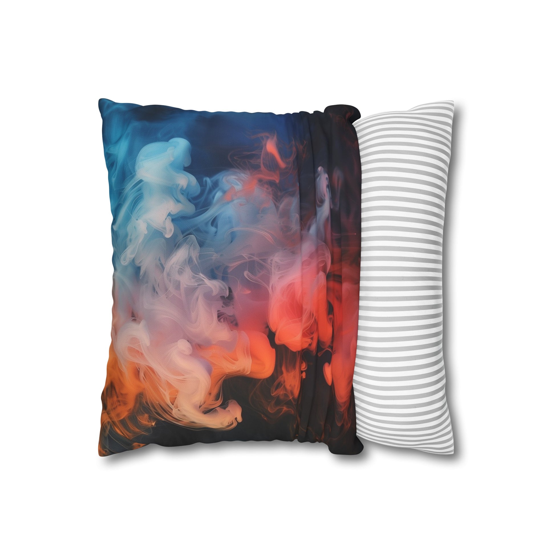 "Smoky Dreams Pillowcase - Abstract Smoke Art Design, High-Quality Material, Perfect for All Seasons"