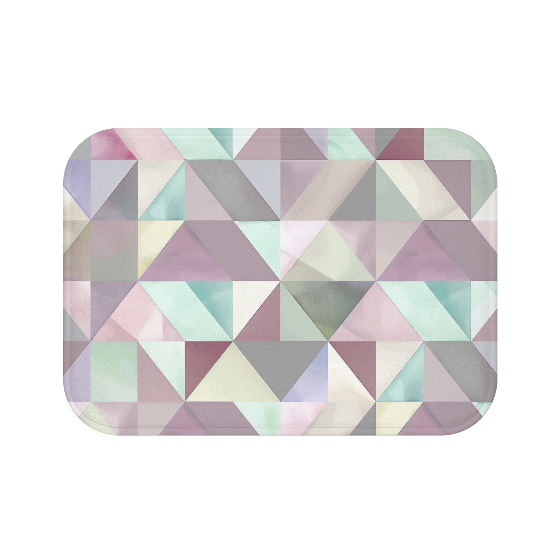 Pastel Geometrics Bath Mat | Bath Mats | Bath, Bathroom, Home & Living, Indoor, Sublimation | Prints with Passion