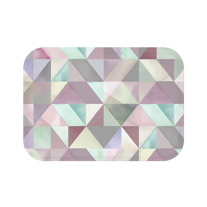 Pastel Geometrics Bath Mat | Bath Mats | Bath, Bathroom, Home & Living, Indoor, Sublimation | Prints with Passion