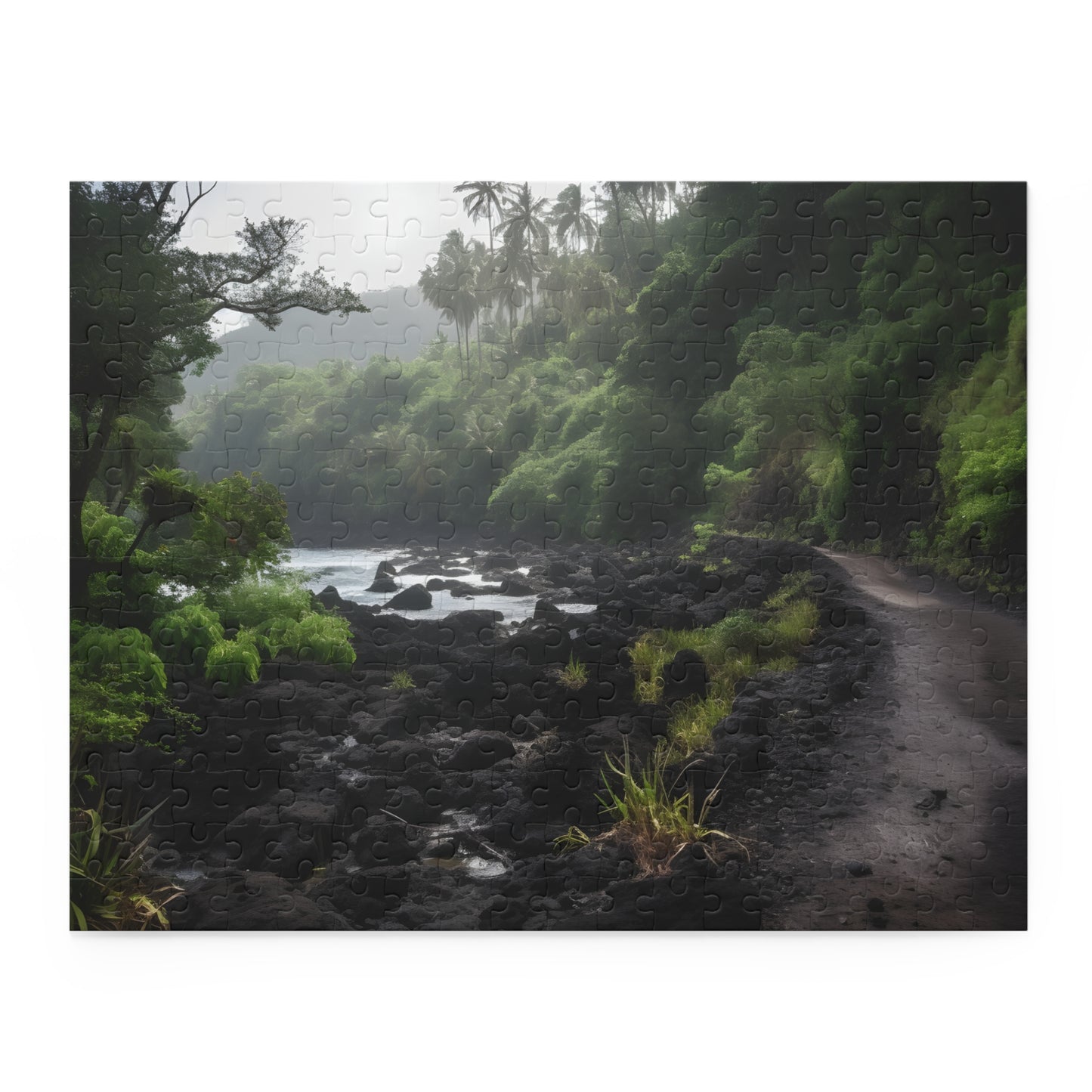 "Maui Hawaii Puzzle Collection - Enjoy the stunning landscapes, vibrant flora, and crystal-clear waters of paradise with this relaxing jigsaw puzzle"