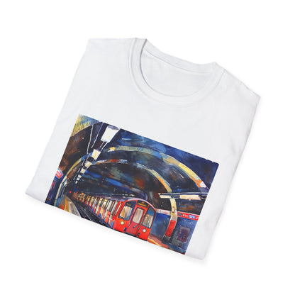## London's Hidden Depths: The Underground Watercolor T-shirt