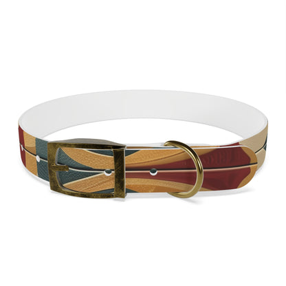 Tile Print Dog Collar: Handcrafted Chic Design