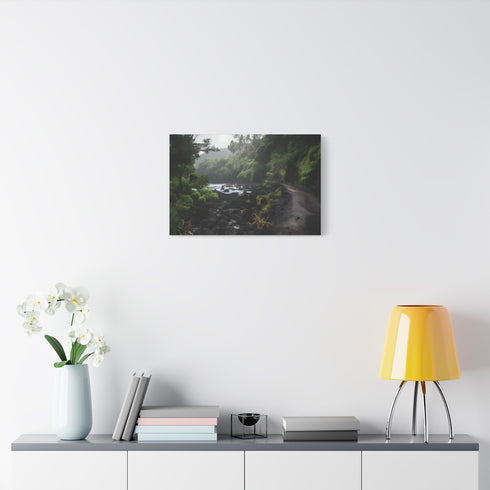 Maui Hawaii — Canvas Wall Art — Kiln-Dried Pine Frame & Ready-to-Hang Back View
