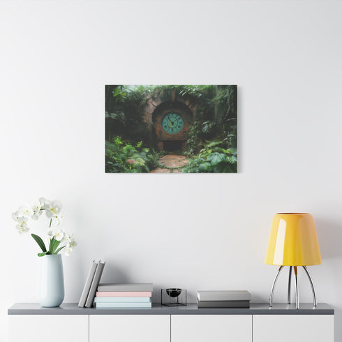 Time Machine Hidden in a Jungle — Canvas Wall Art — Product Detail View 7