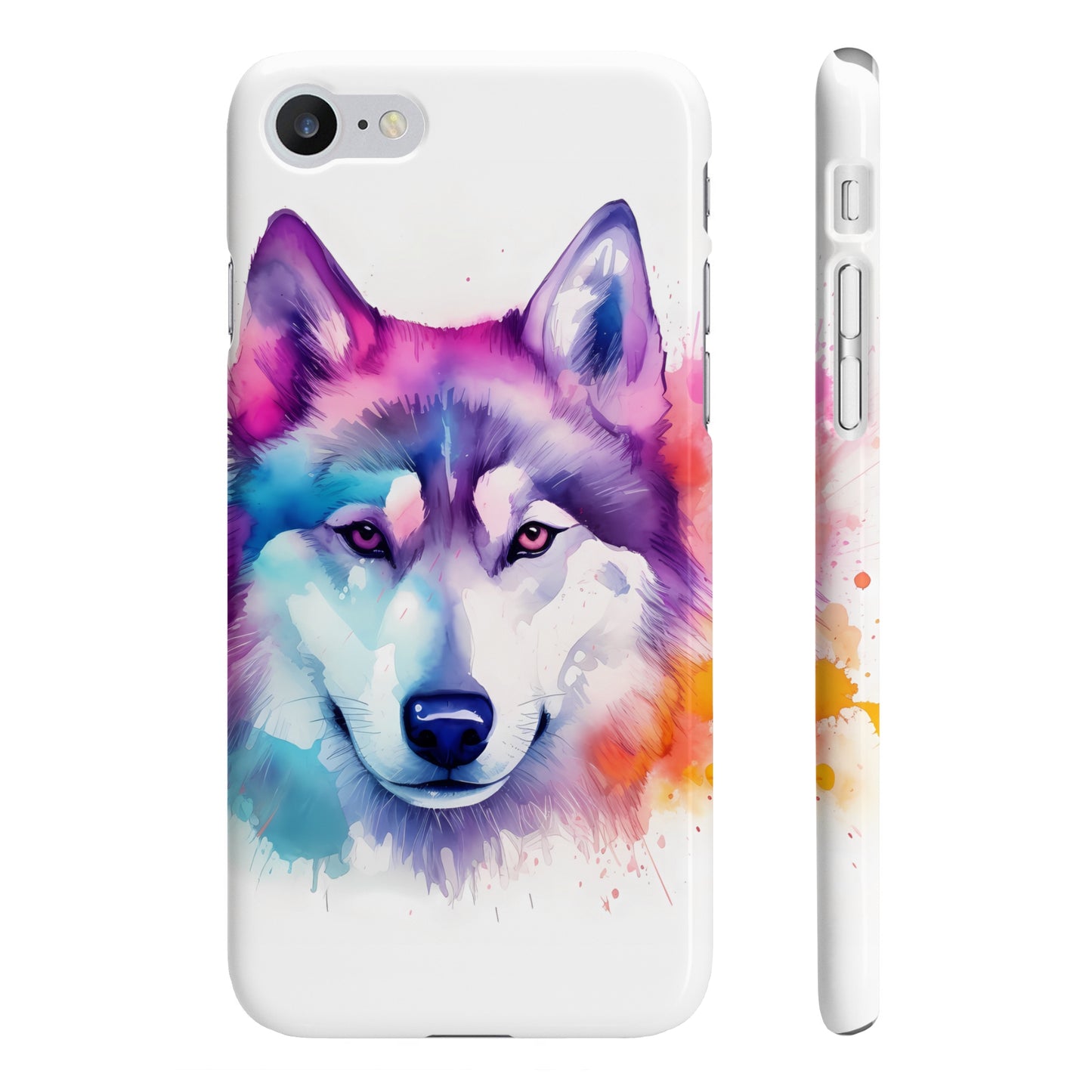 Husky Eyes:Arctic Beauty Phone Case