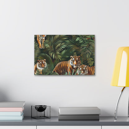 Tiger Jungle Safari Canvas Print