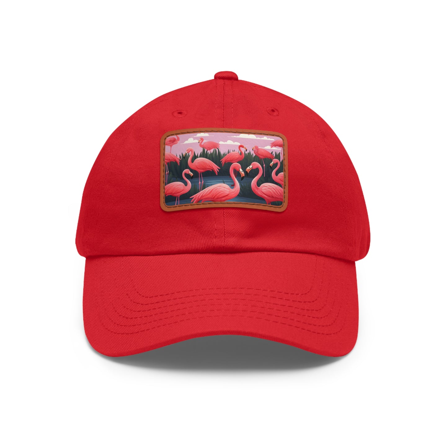 Flamboyant Flamingo Print Baseball Cap