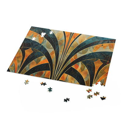 "Deco Abstract Puzzle Collection with intricate patterns and vibrant colors for immersive fun"