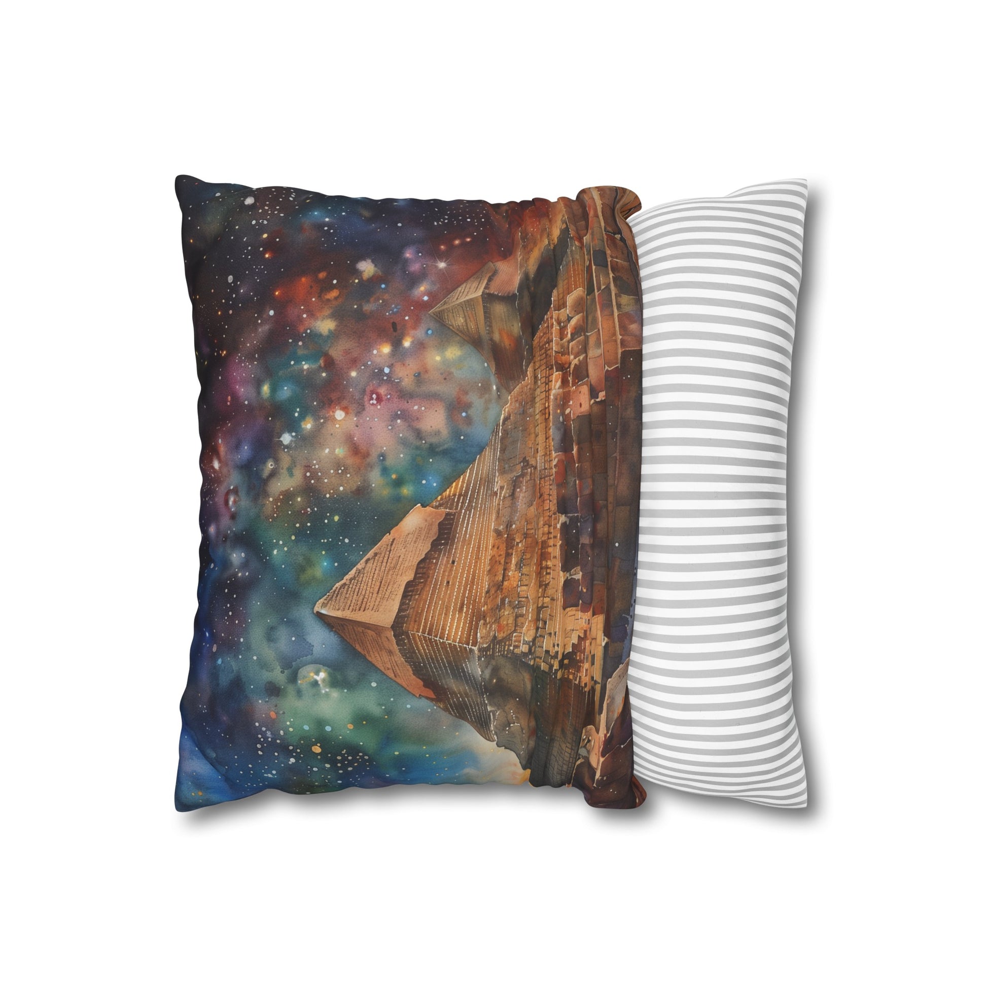 "Get cozy with our Ancient Egypt Watercolor Dreams Pillowcase – high-quality, comfortable, and stylish for all seasons. Makes a great gift! Explore more at BenCPrints."