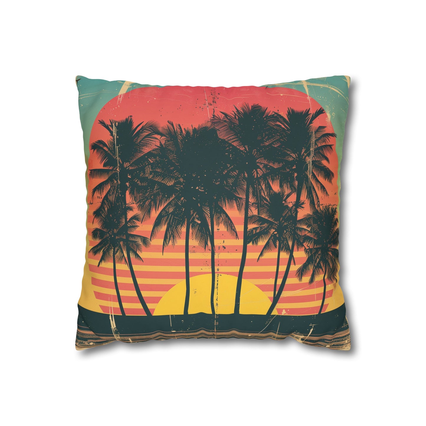 Golden Hour Palms Pillowcase | Pillow Cases | All Over Print, AOP, Bed, Bedding, Home & Living, Indoor, Pillow Case, Pillow Covers, Pillows & Covers, Sublimation | Prints with Passion