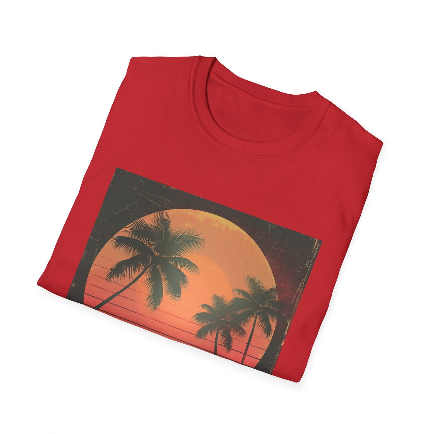 Palm Paradise: Retro Sunset Escape T Shirt