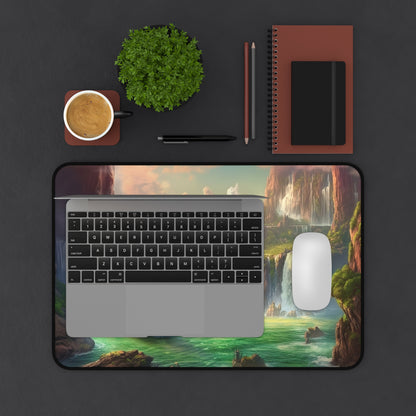 "Enchanted Neverland Desk Mat - Dive into a whimsical world inspired by Peter Pan with this magical and enchanting desk accessory"