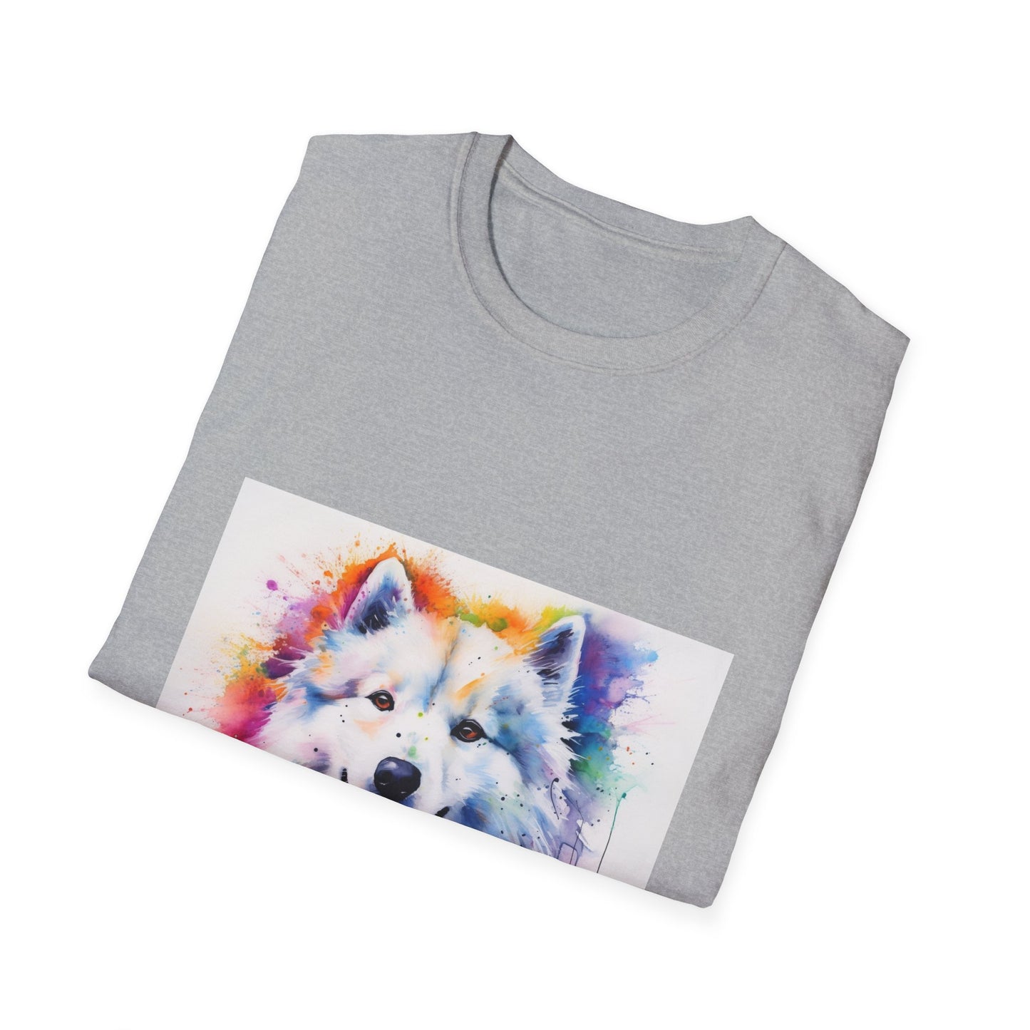 ❄️ Samoyed Spirit: A Watercolor Adventure of Playfulness and Freedom