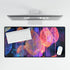 Dreamscape with Levitating Neon Leaves — XL & XXL Desk Mat — Product Detail View 5