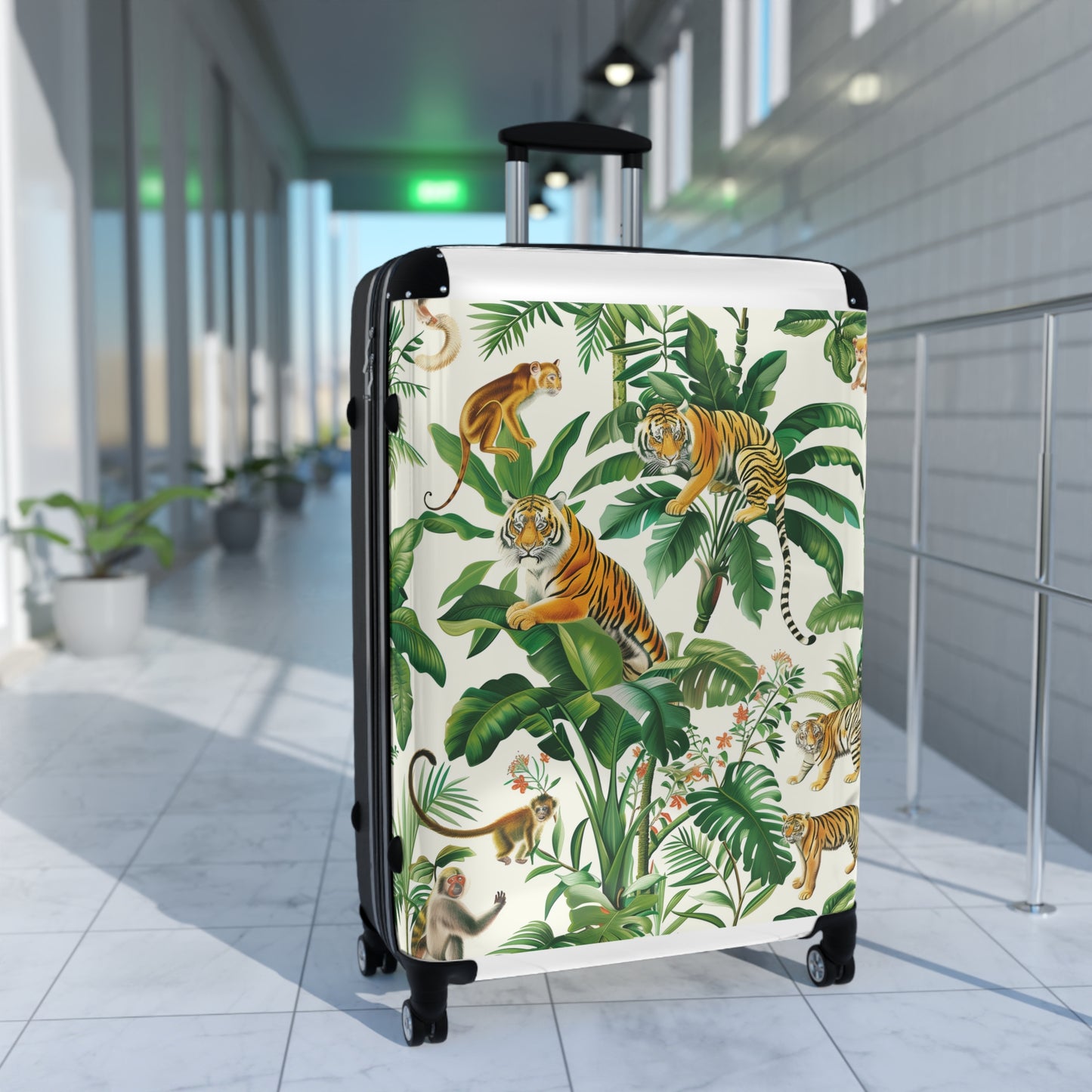 Tiger Print Jungle Adventure Suitcase