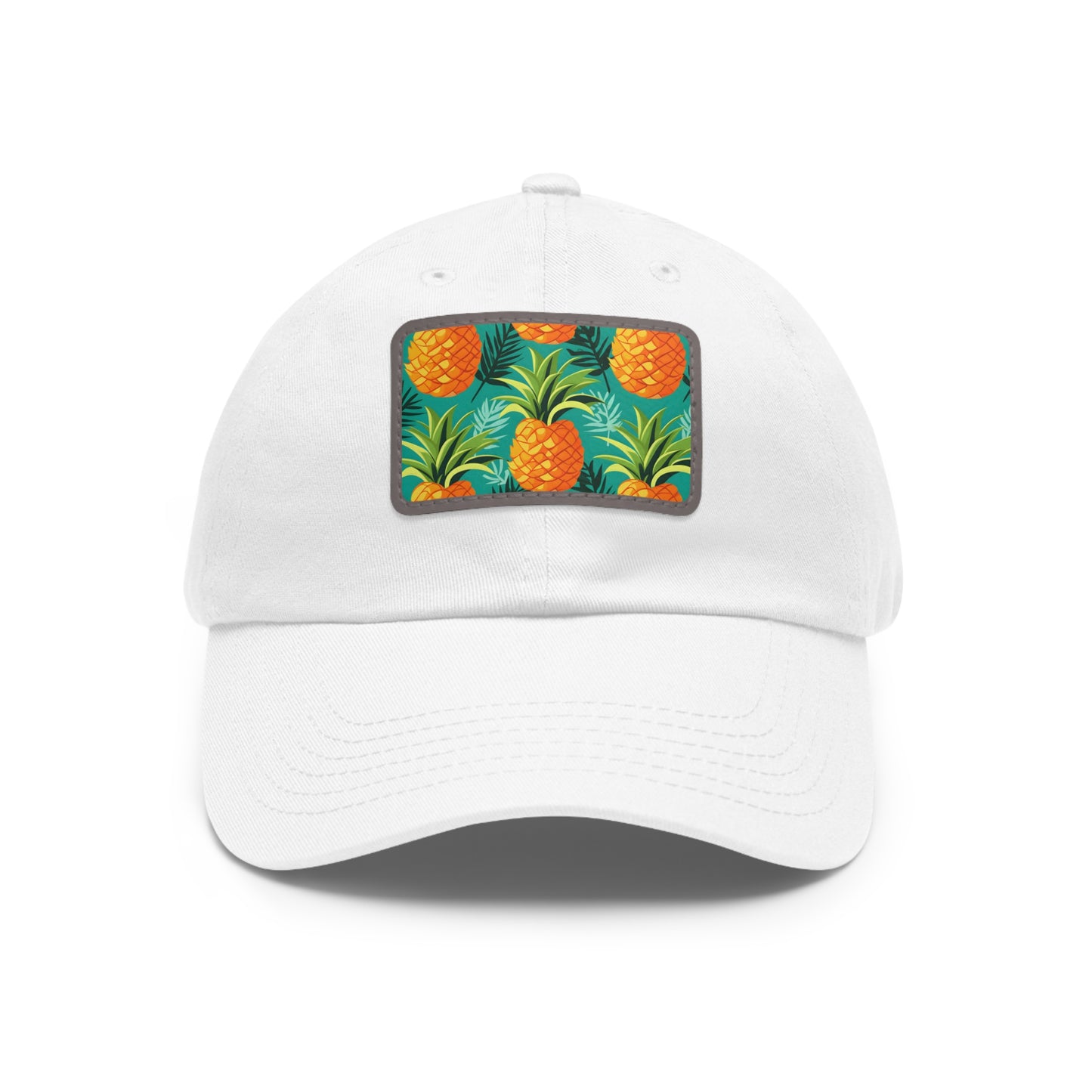 Tropical Twist Pineapple Print Cap