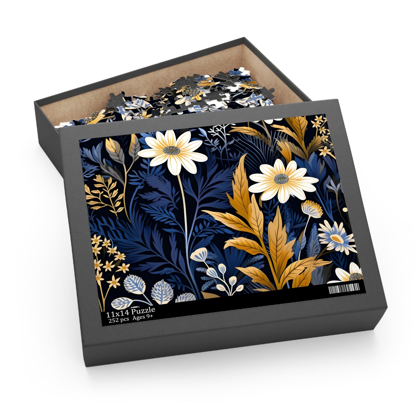 Wildflower Pattern Jigsaw Puzzle