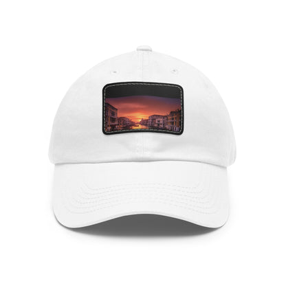 Vibrant Venetian Sunset Baseball Cap