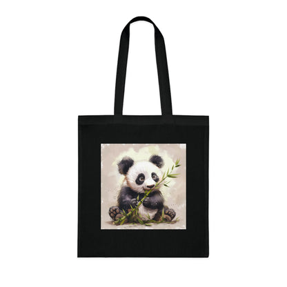 Panda Bamboo Munchies Tote Bag