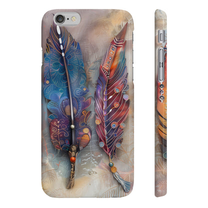 Bohemian Spirit: Feather Dream Phone Case