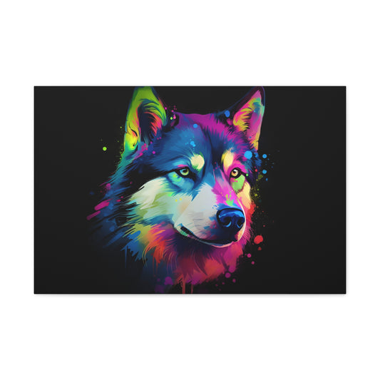 Husky Pup Canvas: Adorable Siberian Husky Puppies Print | Canvas | Art & Wall Decor, Canvas, Fall Picks, Hanging Hardware, Home & Living, Indoor, Top Spring Products, Valentine's Day promotion | Prints with Passion