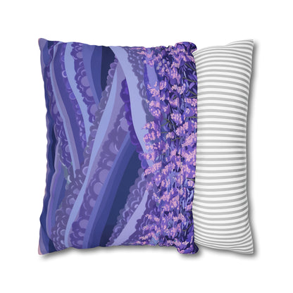 "Lavender Fields Pillow Case - Serene floral pattern for peaceful sleep"