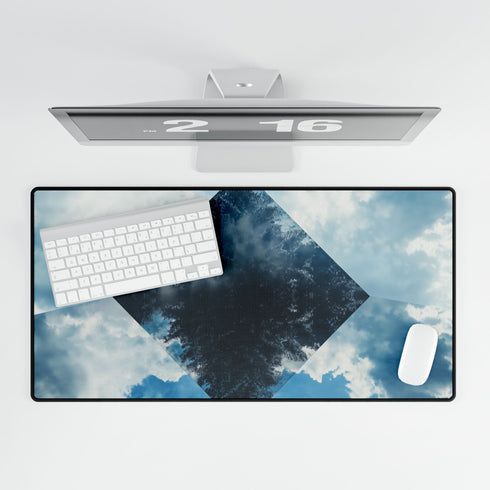 Pyramid Reflecting a Mirror Dimension — XL & XXL Desk Mat — Product Detail View 5