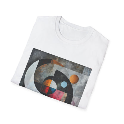 Geometric Symphony: Interwoven Worlds T-Shirt