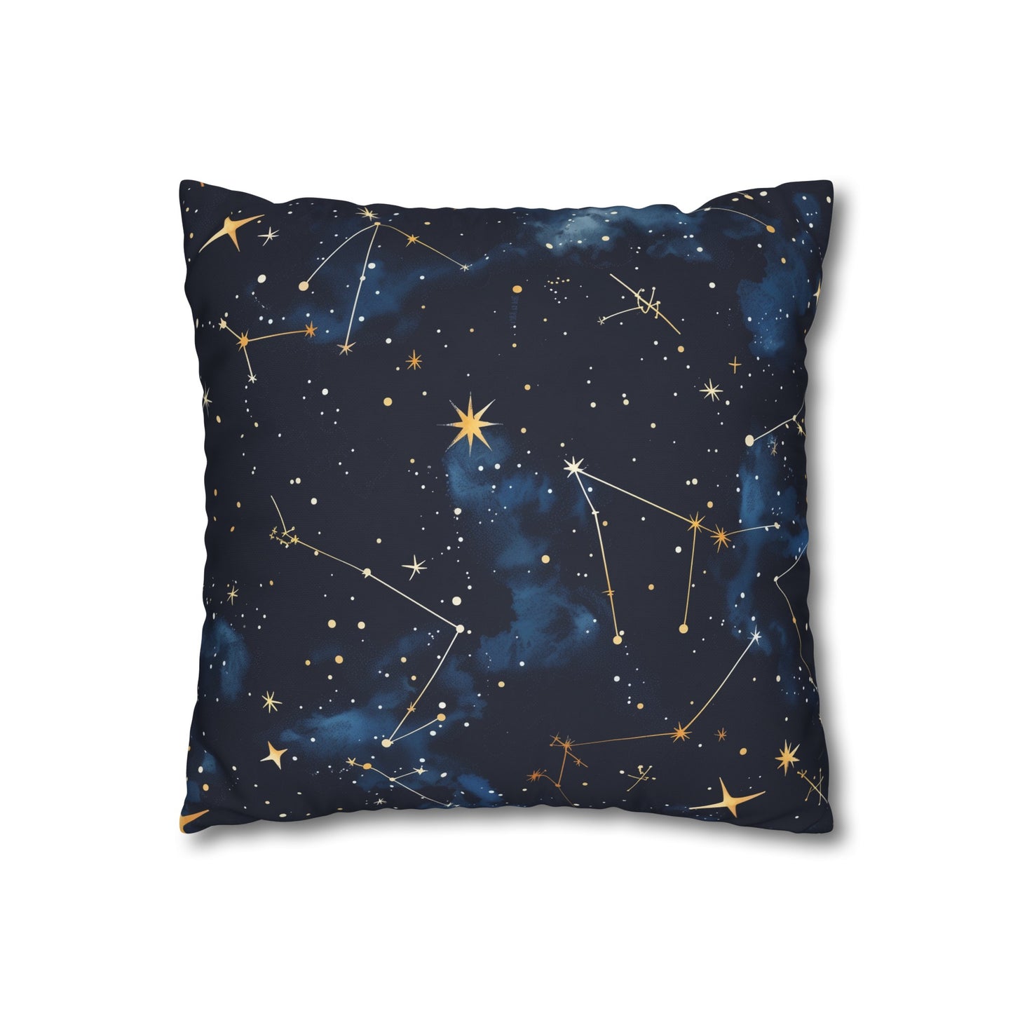 "Transform your bedroom with Starry Night Constellation Stars Pillowcase - dreamy galaxy pattern for celestial sleep"