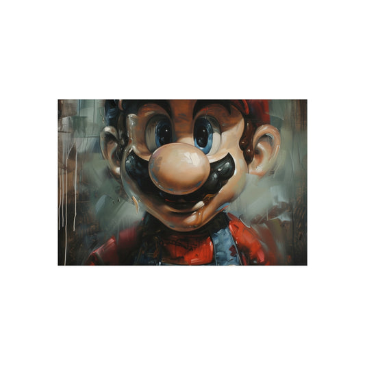 Mario Painting Poster