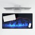 Bioluminescent Fox Walking Through Swamp — XL & XXL Desk Mat — Product Detail View 5