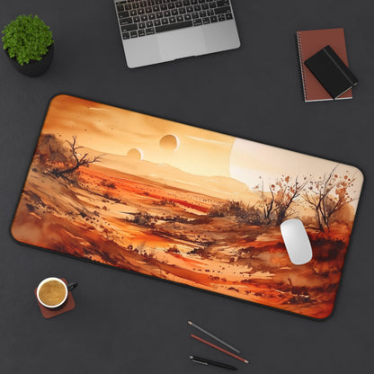 Desert Oasis Desk Mat | Desk Mat | Accessories, Back-to-School, Desk, Fall Bestsellers, Home & Living, Mouse pad, Mouse Pads, Mousepad, Seasonal Picks, Stationery, TikTok | Prints with Passion