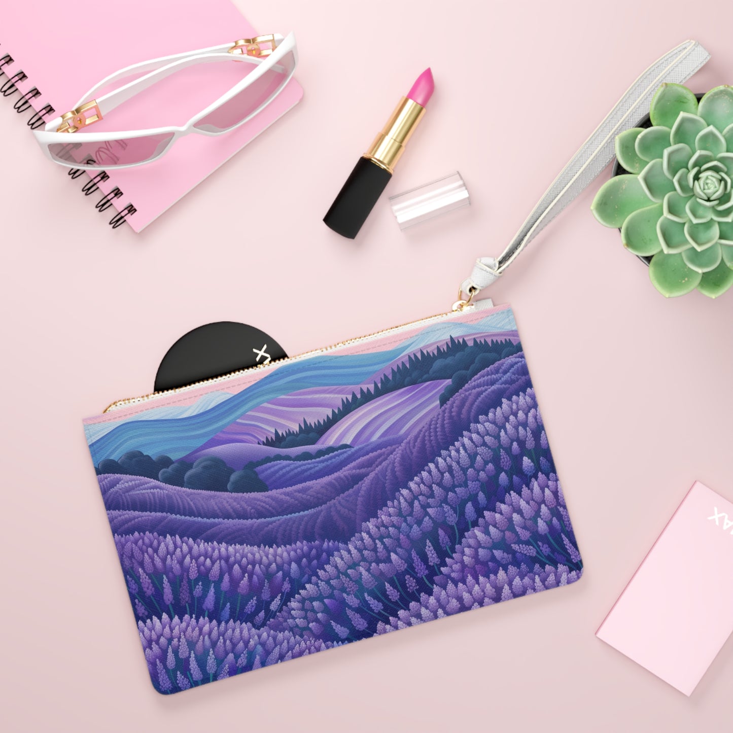 Lavender Fields Clutch Bag