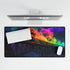Ghostly Train Crossing Rainbow Bridge Gaming XXL Extended Desk Mat