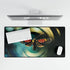 Moth Flying through Quantum Rings Gaming XXL Extended Desk Mat