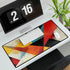 Abstract Geometric Shapes — XL & XXL Desk Mat — 3mm Non-Slip Natural Rubber Base Detail